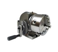 Universal Dividing Head BS-0 4 Inches 5 Inch CNC 4th Rotary Axis 100mm 125mm 3 Jaw Chuck Tailstock Center Height 100mm(BS-0 5 Inch)