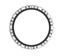 Universal Dog Paw Pattern Print Steering Wheel Cover â€“ Breathable Car Steering Wheel Cover for Cars, Trucks, SUVs, and ATVs