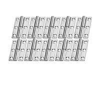 Universal Door Hinges Connector Detachable Flag Lift Off Door Hinge Stainless Steel Slip Joint Cabinet Cupboard Hinge Hardware(2.5 inches-10Set)