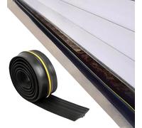 Universal Door Threshold Seal - Adjustable Weather Stripping for Rolling Shutter Doors, Soundproof & Energy Efficient, Easy to Cut PE Material for Noise Reduction and Insulation