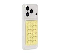 Universal Double-Sided Suction Cup Mount for Smartphone, Yellow
