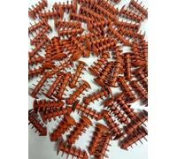 Universal DPC Wall Plugs Damp Proofing Injection Blanking Damp Proof Course 10mm to 12mm Fill Gaps Holes (50, Terracotta)