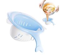 Universal Drain Catcher, Sink Basket Holder, Space Saving Anti Clog with Filter Mesh, 9.4x7.8 Inches Sturdy Kitchen Strainer Tool, Drain Basket with Compact Style, Sink Filter for Home Kitchen