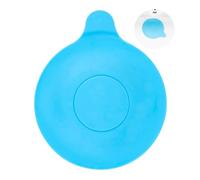 Universal Drain Stopper for Bathtub, Shower & Kitchen Sink, Removable Drain Plug Cover, Prevents Water from Draining, Ø 5.1" inch / 13 cm Diameter, for Drain Holes up to 3.5" / 90 mm, Blue, Plug Sink