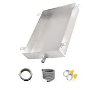 Universal Drip Pan for Portable Air Conditioners, 65x40cm - Durable Oil Change Pan with Fixed Mounting Ears, Ideal for Window AC Drainage Solutions