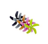 Universal Drone Propeller D51 2020 2x2x5 2-inch 50.3mm 5-Blade PC 1.5mm For RC FPV(4Pairs Orange)
