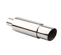 Universal Drum Modified Exhaust Pipe Sport Car Stainless Steel Rear Exhaust Muffler Accessories Car Exhaust Pipe Tailpipe