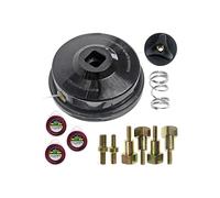 UNIVERSAL Dual Line Manual Feed Head with Bolts + 3 x 15m Refill for Strimmer/Trimmer/Brushcutter