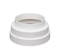 Universal Duct Reducer Connector 150mm to 100mm, 180 to 200mm 6 to 4 inch Extractor Fan Reducer Circular Reducing Joint Duct Pipe Connector Adaptor (120-160mm)