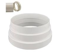 Universal Duct Reducer Connector, Ducting Reducer 200mm to 100mm Duct Pipe Reduction Connector, Pipe Connector Adaptor (180-200mm)