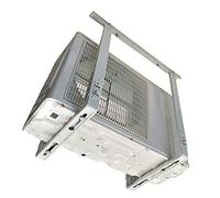 Universal Ductless Mini Split AC Support Bracket - Top-Mounted Ceiling Mount for Outdoor Condenser Units, Durable Silver Finish, Size: 70x42x63cm