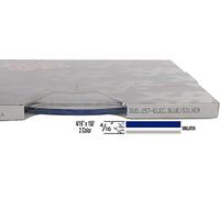 UNIVERSAL Duo-Tone 0204257 - Auto Customizing 2 Color Dual Pinstripe - 4/16" x 150' (1/8” Stripe, 1/16" Gap, Then 1/16” Stripe) - 257-Electric Blue Metallic/Silver Metallic