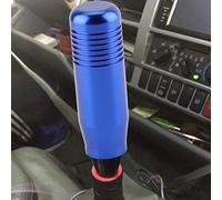 Universal Durable Metal Gear Shift Knob with 3 Adapters, High Sensitivity for Easy Manual Transmission, for Universal Applications (Blue)