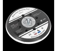 Sealey Universal Dust-free Stick-on DA Backing Pad 150mm x 5/16" UNF & M8