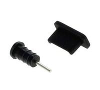 Universal Dust Plugs Set w/USB Type C Dust Cover and 3.5mm Earphone Jack Port Plug, Anti Dust Protectors Compatible with Most Smartphones