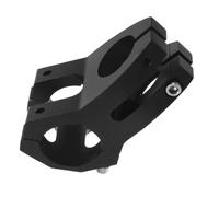 Universal E Scooter Handlebar Stem Clamp for 25mm Bars Black | Aluminum Alloy Build, Textured Antislip Finish, Stable Hold for Folding Scooters and Transit Carry