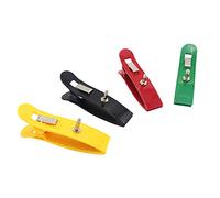 Universal ECG/EKG Electrodes Multiple Color Limb Clamp Nickel Both 4.0 and 3.0mm Adult Size Set of 4