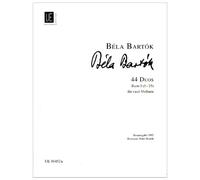 UNIVERSAL EDITION BARTOK B. - 44 DUOS VOL. 1 - 2 VIOLONS Classical sheets Violin
