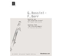 UNIVERSAL EDITION CAVATINA FROM THE THIEVING MAGPIE - BASSON ET PIANO Classical sheets Bassoon