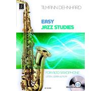 UNIVERSAL EDITION DEHNHARD T. - EASY JAZZ STUDIES + CD - SAXOPHONE ALTO Educational books Saxophone