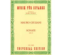 UNIVERSAL EDITION GIULIANI MAURO - SONATA OP.15 - GUITAR Classical sheets Guitar