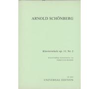 UNIVERSAL EDITION SCHÖNBERG A. - KLAVIERSTUCKE OP. 11/2 - PIANO Classical sheets Piano