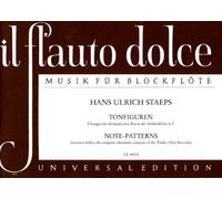 UNIVERSAL EDITION STAEPS H.U. - STAEPS TONFIGUREN - TREBLE RECORDER Classical sheets Recorder