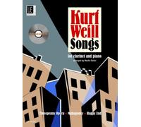 UNIVERSAL EDITION WEILL KURT - SONGS WITH CD - CLARINETTE ET PIANO Classical sheets Saxophone
