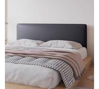 Universal Elastic Leather Headboard Cover for Double/Single Bed Black (110-140cm) - Stylish Protection for Your Bedroom Décor Easy to Install and Clean