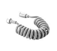 Universal Elastic Water Pipe Telescopic Hose Toilet Spray Gun Extendable Garden Shower Faucet Spring Tube Pipes，Compatible For Home Kitchen Bathroom (Gray 5m)