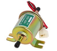 Universal Electric Fuel Pump 12V Low Pressure 4-7 PSI Inline Fuel Pump For Gasoline or Diesel Engine HEP-02A Motorcycle Carburetor ATV Trucks Boats By Gekufa