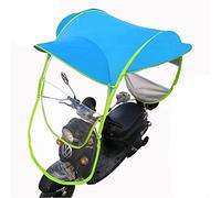 Universal Electric Motorcycle Cover, Waterproof Canopy Umbrella for Rain Protection, Compatible with Scooters and Bikes, Includes Rearview Mirror Access.