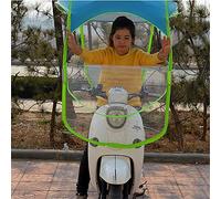 Universal Electric Motorcycle Sunshade Cover,Fully Enclosed Motor Scooter Umbrella Mobility Sun Shade Rain Cover Waterproof,Rearview Mirror Installation,Blue