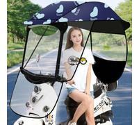 Universal Electric Motorcycle Sunshade Cover Motor Scooter Umbrella Mobility Sun Shade & Rain Cover Scooter Rain Waterproof Cover Battery Car Canopy Umbrella Cover