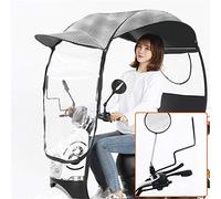 Universal Electric Motorcycle Sunshade Cover, Universal Motorcycle Umbrella Sun Shade Rain Cover Car Motor Scooter Waterproof Umbrella