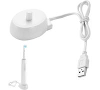 Universal Electric Toothbrush Charger - Compatible with Oral-B, Professional USB Toothbrush Charging Base for Travel & Home