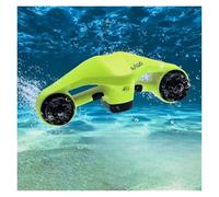 Universal electric underwater scooter for adults-an electric propulsion device for diving and surfing. Features support for depths up to 30 meters, three adjustable speed settings, and a lightweight d