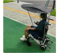 Universal Electric Wheelchair Umbrella, Canopy Awning Rain Covers Tear Resistant Protection Adjustable Outdoor Umbrella Holder Wheelchair Poncho