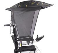 Universal Electric Wheelchair Umbrella Canopy Awning Sun Shade Rain Covers Water & Tear Resistant Rain Protection Wheelchair Folding Cape Canopy for Most Wheelchairs