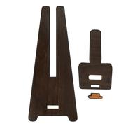 Universal Electronic Wind Instrument Stand with Rosewood Material, Sturdy Construction, Quick Release Design, Foam Protection for Most Electric Woodwind Instruments