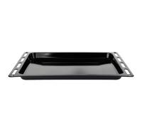 Universal Enamel Oven Tray, Deep Roasting and Baking Pan, Heavy Duty, Black, 45 x 36 x 3.5 cm