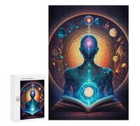Universal Energy Cosmic Connection Decorative Jigsaw for Grown-Ups, 300 PCS - Gift for Winter Evenings; for Couples, Friends And Family