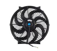 Universal Engine Fan Universal 7/9/10/12/14/Inches 12V 80W 2100RPM Car Air Conditioning Electronic Radiator Cooling Fan Blades Electric Cool Kit(9inch)