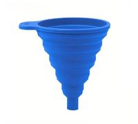 Universal Engine Oil Funnel - Portable, Drip-Free Fuel-Funnels for Car Oil Changes, Collapsible Design Fits All Vehicles & Small Spaces,Blue