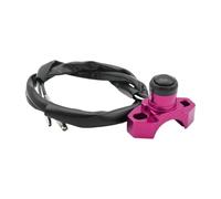 Universal Engine Stop Start Kill Switch Button CNC Aluminum Billet Compatible With Z125 Z300 Z400 Z650 Z750 Z800 Z900 RS Z1000 Motorcycles(Purple)