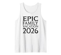 Universal Epic Universe Family Vacation 2026 Tank Top