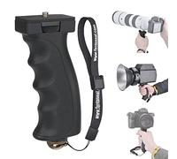 Universal Ergonomic DSLR Mirrorless Camera Camcorder Binoculars Hand Grip Stabilizer, Portable Handheld Selfie Stick, Long Focus Lens Video Light Holder Mount for Youtube Tiktok Vlogging Starter Kit