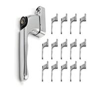 Universal Espag Inline Window Handle - Polished Chrome (10 Pack)