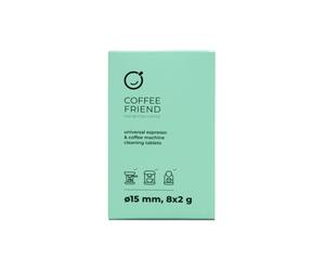 Universal espresso and coffee machine cleaning tablets Coffee Friend, 8 pcs.