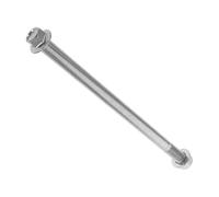 Universal Exhaust Hanger Engine Bolt Kit for Scooter Engine | M10x180mm Metal Shaft, Silver Finish, Precise Dimensions and Extra Support, Wide Compatibility